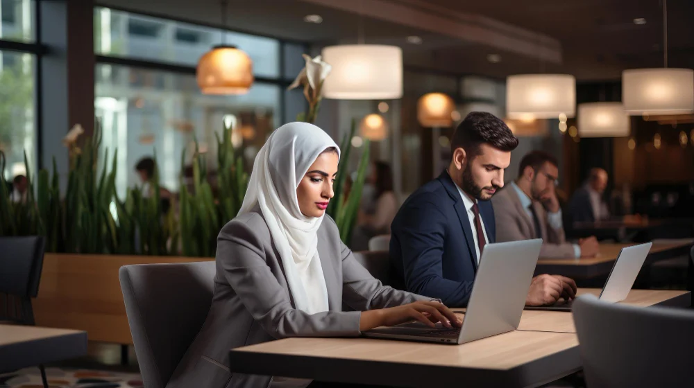 UAE free zone business office